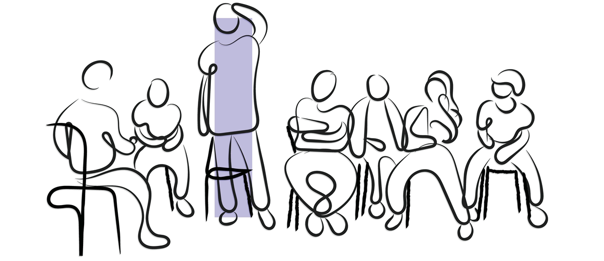 Vor einem Publikum sprechen